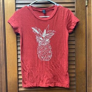 J. Crew pineapple Collector Tee size XS